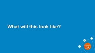 What will this look like?
 