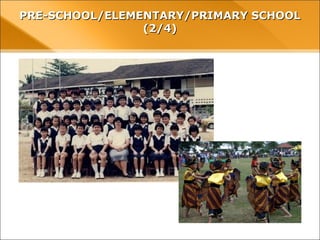 PRE-SCHOOL/ELEMENTARY/PRIMARY SCHOOLPRE-SCHOOL/ELEMENTARY/PRIMARY SCHOOL
(2/4)(2/4)
 