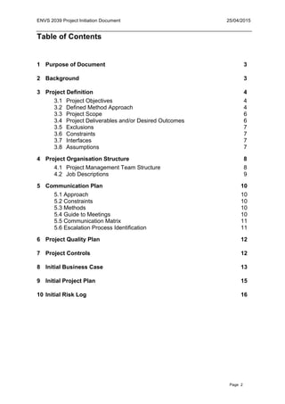 Project Initiation Document for Management of Neighbourhood Plans in ...