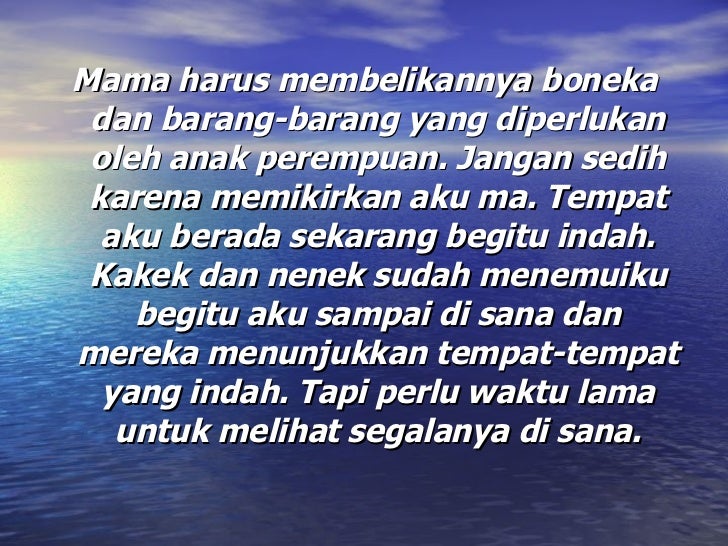 Jangan Menangis Mama