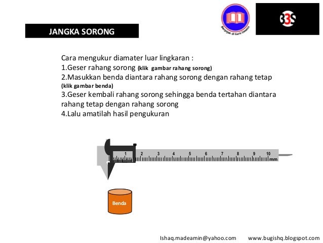 cara diameter pipa ukur Jangka sorong cara diameter pipa ukur Jangka sorong