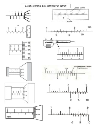 JANGKA SORONG DAN MIKROMETER SEKRUP | PDF