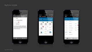 17
BigTime Mobile
Toptal Portfolio
 