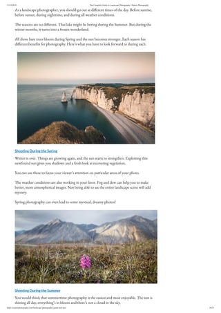 The Complete Guide to Landscape Photography: 85 Tips | PDF