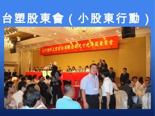 台塑股東會（小股東行動） 