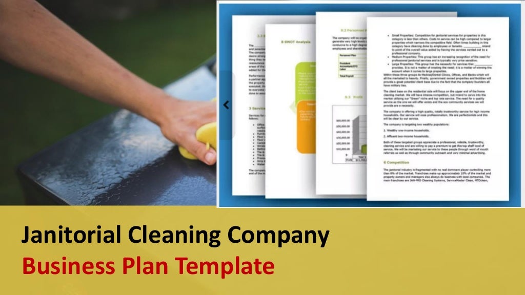 free sample business plan for cleaning services
