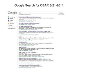Google Search for OBAR 3-21-2011 