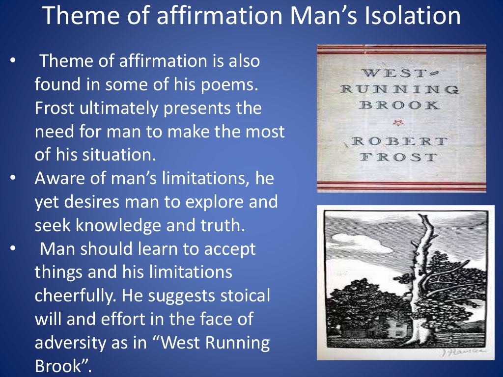 Theme of Robert Frost's Poetry