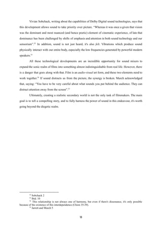Jan Krzysztof Nosal - Thesis - Diegetic and Non-Diegetic Sound Effects ...