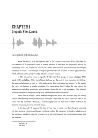 Jan Krzysztof Nosal - Thesis - Diegetic and Non-Diegetic Sound Effects ...