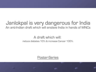Is Janlokpal draft Dangerous for India?