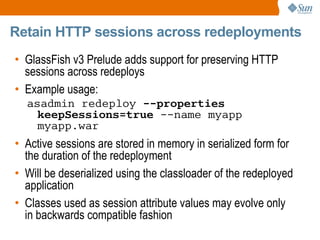Saved Session State in GlassFish v3 Prelude