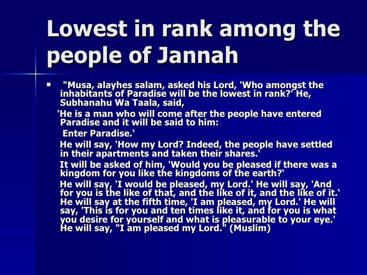 Jannah A promise that never fails