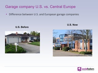 Garage company U.S. vs. Central Europe
• Difference between U.S. and European garage companies


                         ...