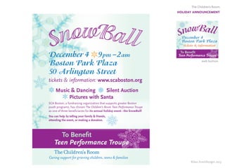 web button
©Jan Streitburger 2013
The Children’s Room
HOLIDAY ANNOUNCEMENT
 