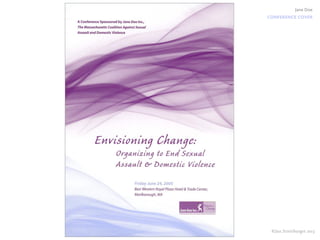 ©Jan Streitburger 2013
Jane Doe
CONFERENCE COVER
 