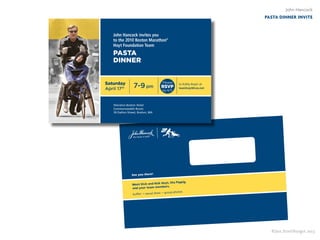 John Hancock
PASTA DINNER INVITE
©Jan Streitburger 2013
 
