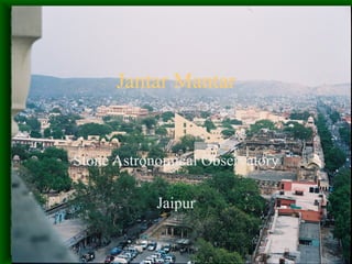 Jantar Mantar Stone Astronomical Observatory Jaipur 