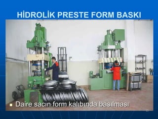 HİDROLİK PRESTE FORM BASKI



Daire sacın form kalıbında basılması
13

 