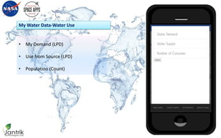• My Demand (LPD)
• Use from Source (LPD)
• Population (Count)
My Water Data-Water Use
My Demand
Use from Source
Population
Cancel
LPD
LPD
#
Ok
 