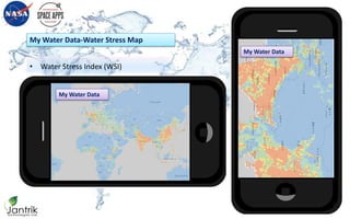 • Water Stress Index (WSI)
My Water Data-Water Stress Map
My Water Data
My Water Data
 