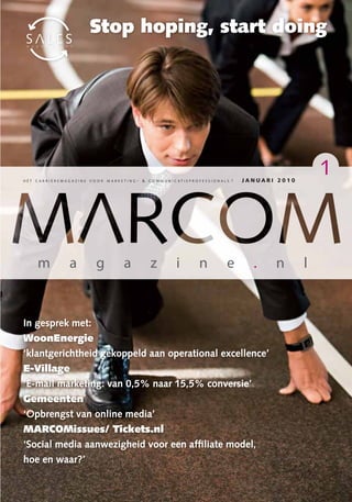 MARCOMmagazine Januari 2010