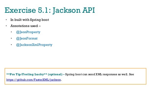 spring boot exercises