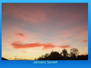 January Sunset
 