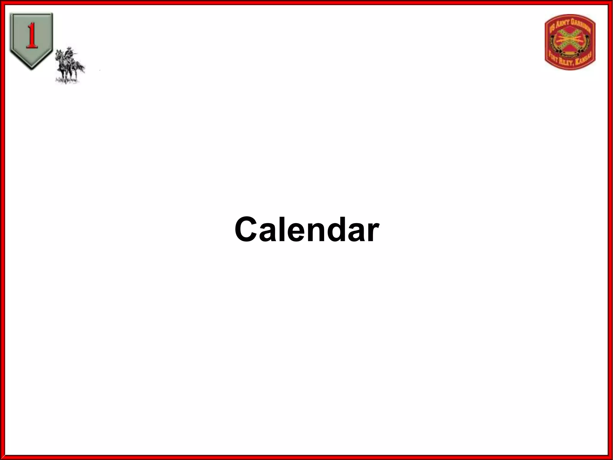 Calendar

 