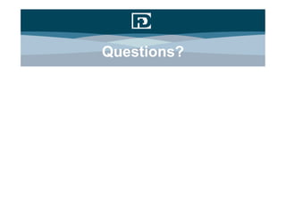 Questions?
 
