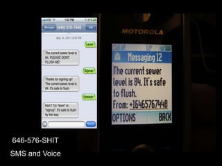 646-576-SHIT
SMS and Voice
 