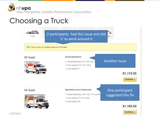 New Hampshire Usability Professional’s Association


Choosing a Truck
                         2 participants had this iss...