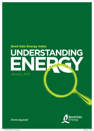 Bord Gáis Energy Index

             UNDERSTANDING
           ENERGY
               January 2013




G31665 BG Energy Index Jan BG.indd 1    08/02/2013 17:34
 