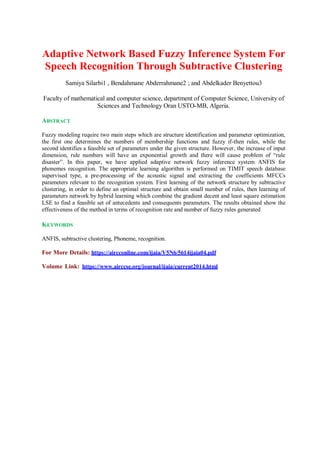January 2026 - Top 10 Read Articles in Artificial Intelligence and ...
