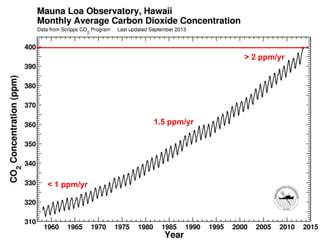 > 2 ppm/yr

1.5 ppm/yr

< 1 ppm/yr

 
