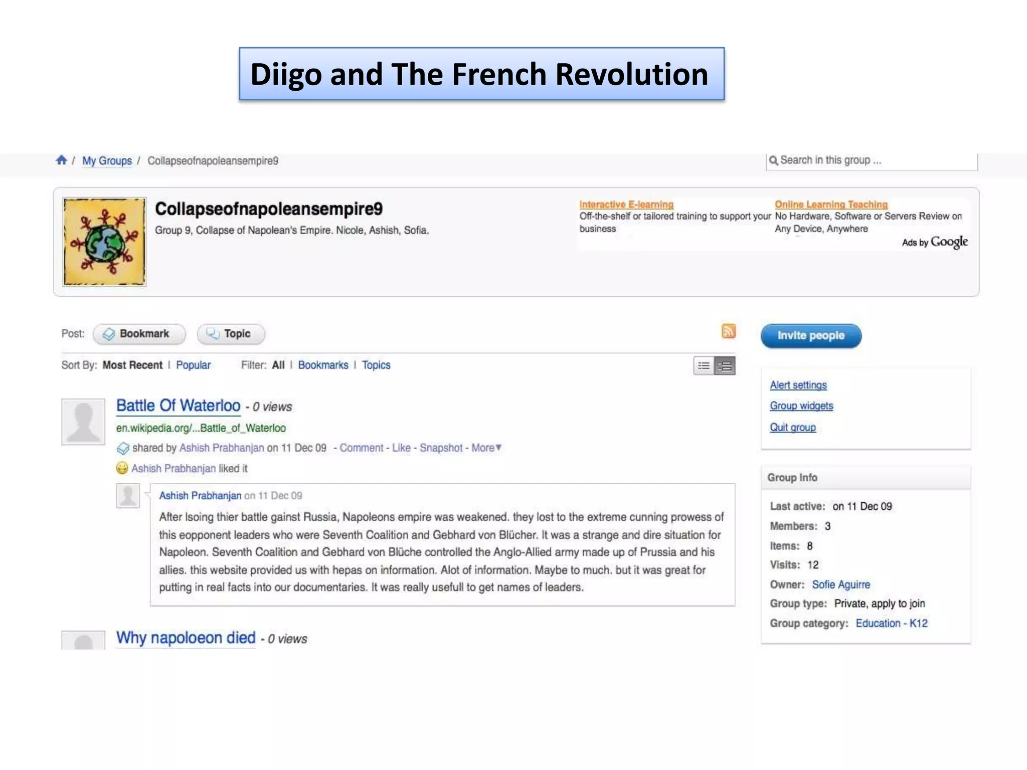 Diigo and The French Revolution
