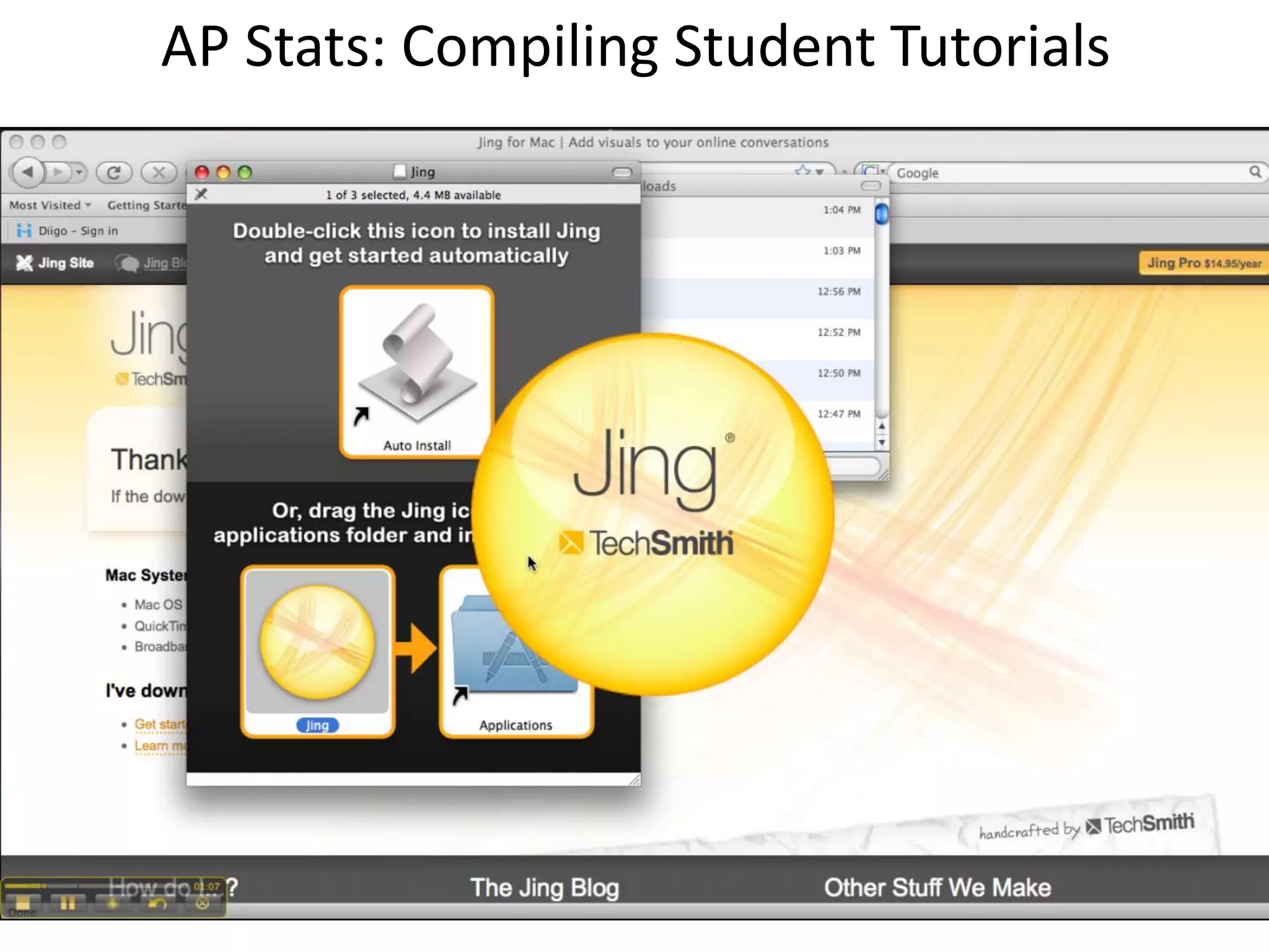 AP Stats: Compiling Student Tutorials