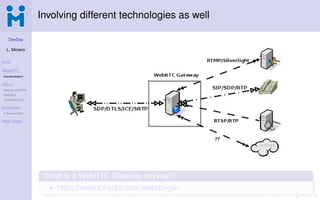 Janus: an open source and general purpose WebRTC (gateway) server | PDF