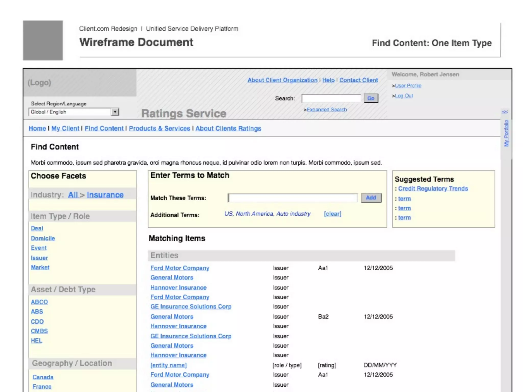 Wire Frame




             Designing the Experience of Information Retrieval : Janus Boye Conference 2009   Joe Lamantia   140
 
