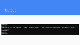 JanusGraph DataBase Concepts | PPTX