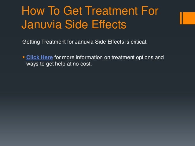 what are the side effects of januvia