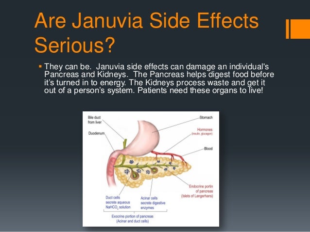what are the side effects of januvia