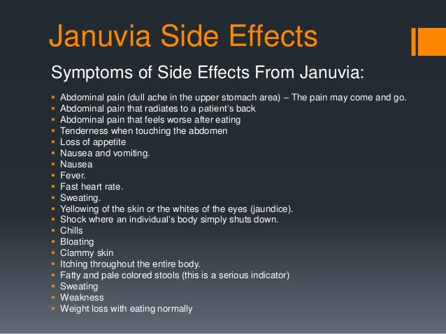 januvia side effects uti