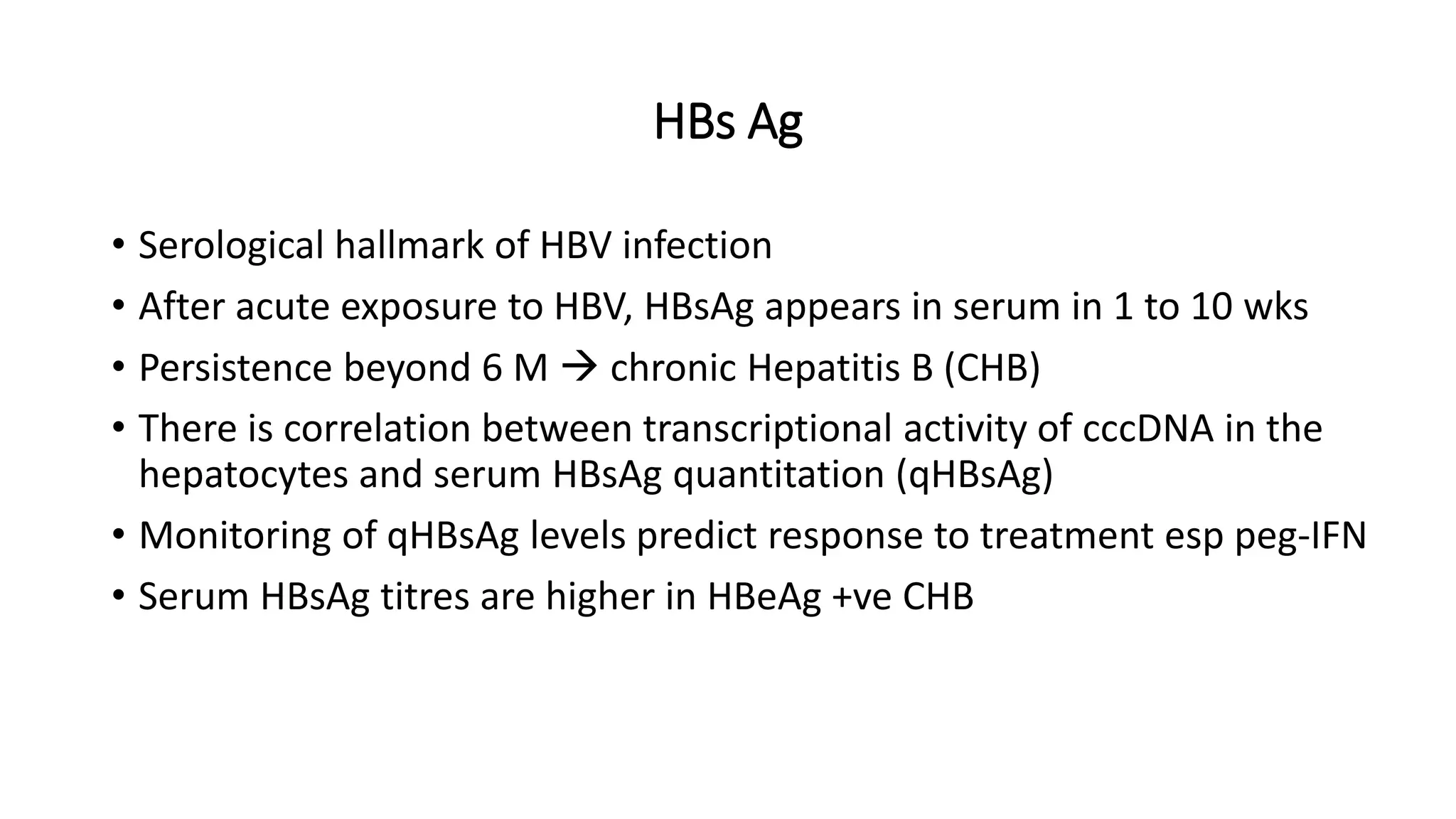 viral markers in diagnosis monitoring and treatment of hepatitis b and ...