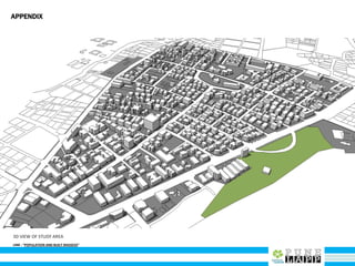APPENDIX
LINK : “POPULATION AND BUILT MASSESS”
3D VIEW OF STUDY AREA
 