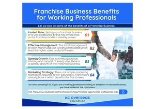 4 Franchise Benefits and Opportunities in India for Professionals