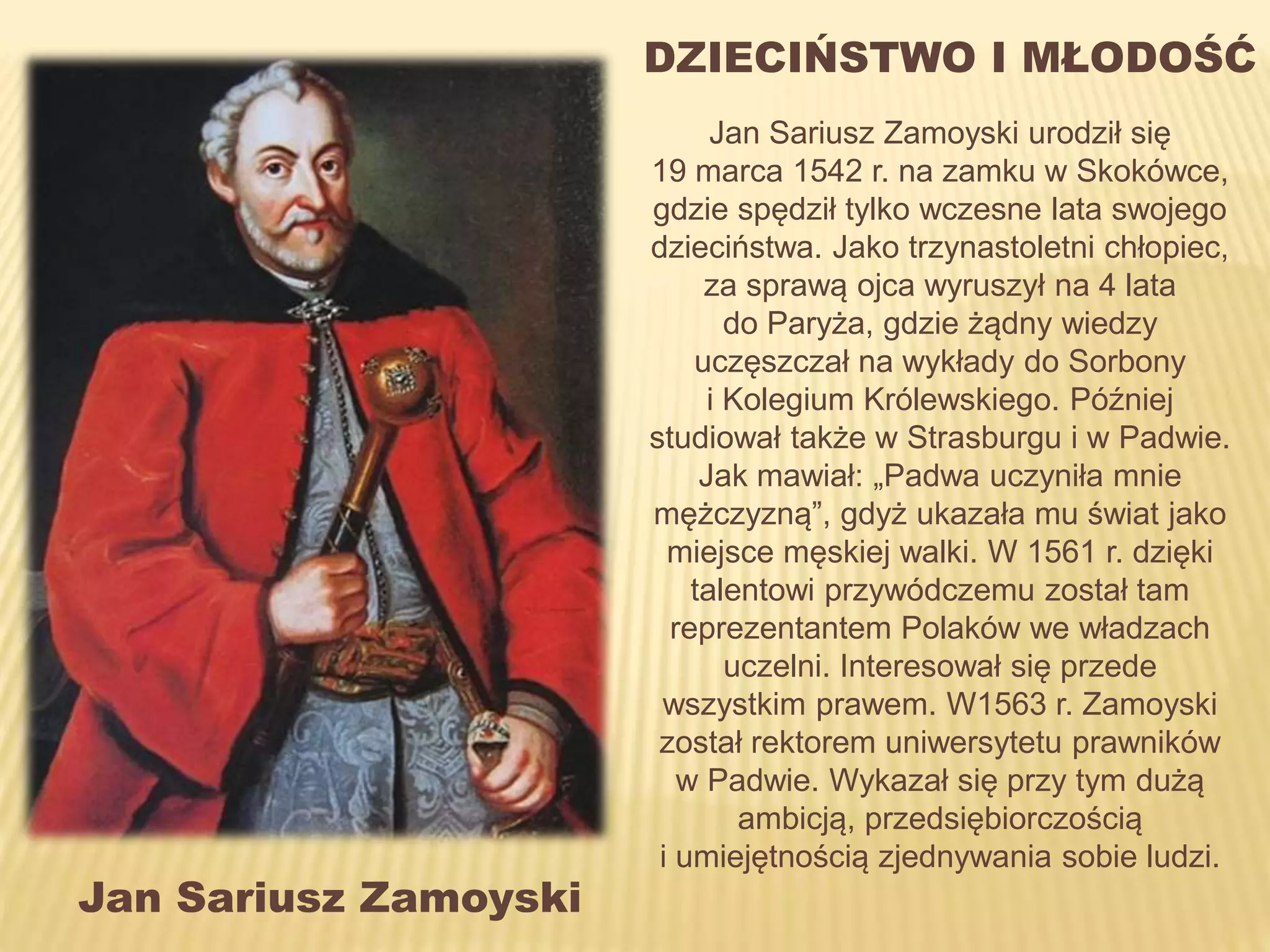 Jan zamoyski czlowiek_renesansu | PPTX