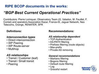 BCOP BoF | PDF