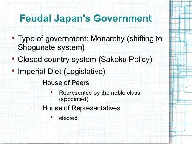 Japan form of government