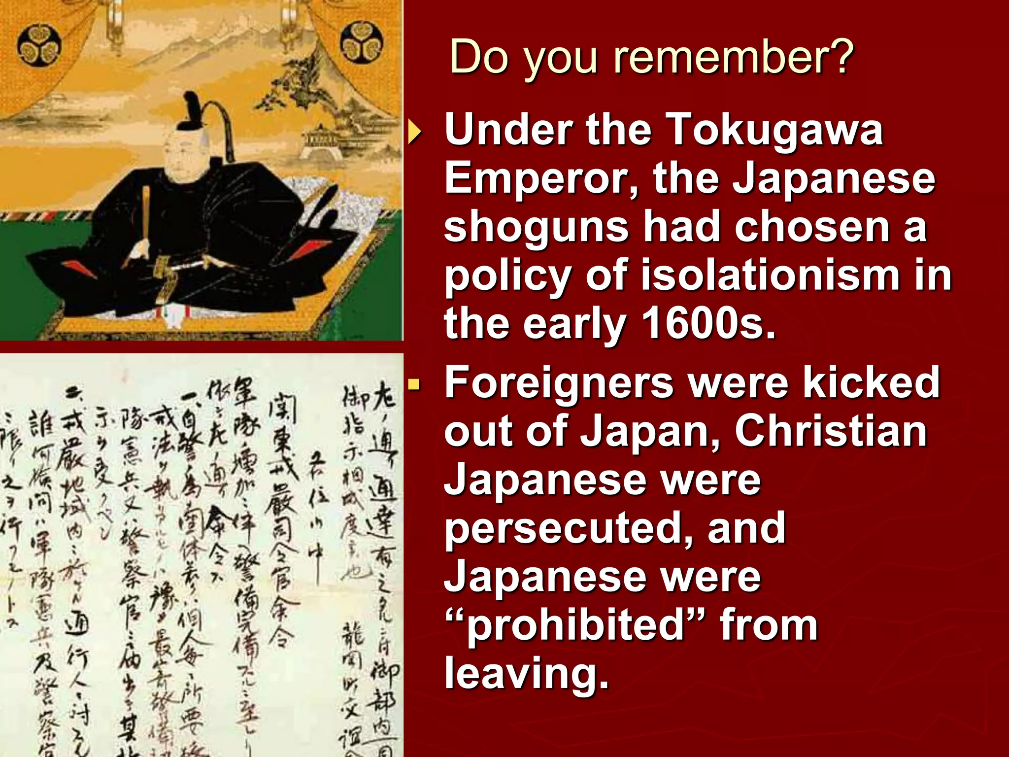 Japan - Meiji 18th and 19th centuries | PPTX
